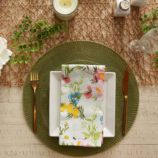 DII® Spring Bouquet Cloth Dinner Napkins, 6ct.